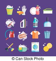 Cleaning Icons Vector Set Clean Service   Cleaning Icons