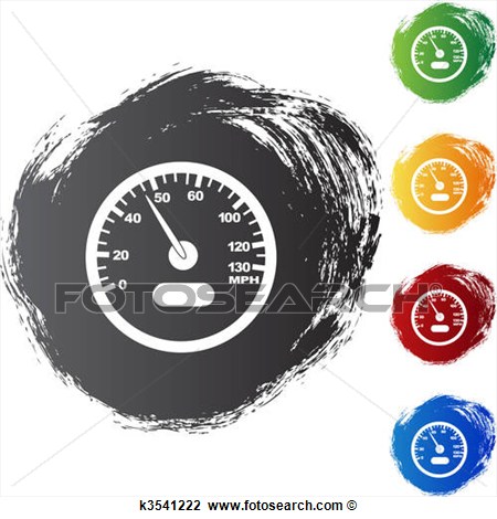 Clip Art   Speedometer  Fotosearch   Search Clipart Illustration