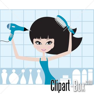 Clipart Girl Drying Hair   Cliparts   Pinterest