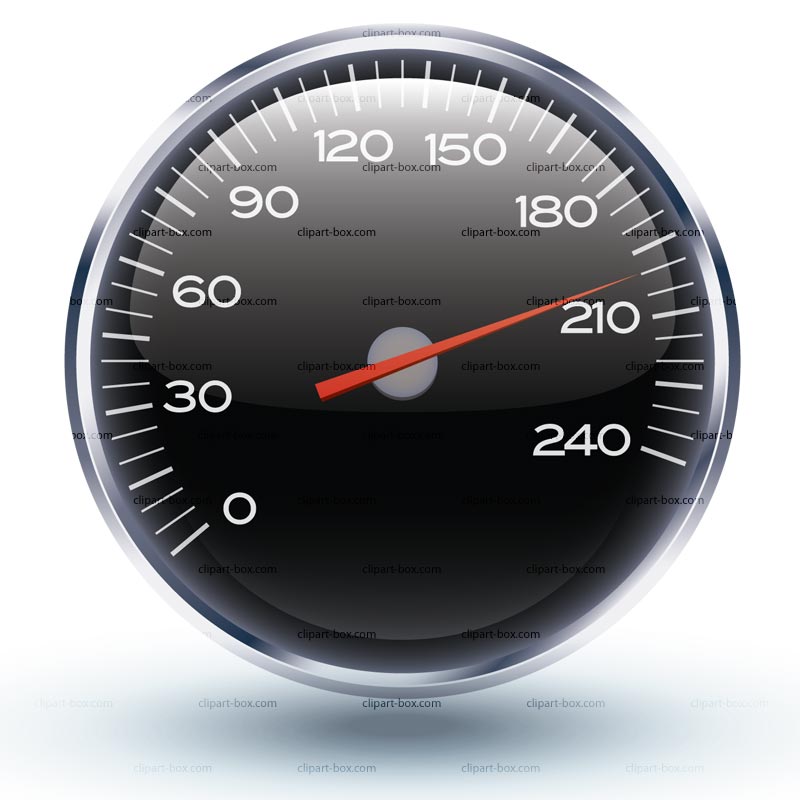 Clipart Speedometer Icon   Royalty Free Vector Design