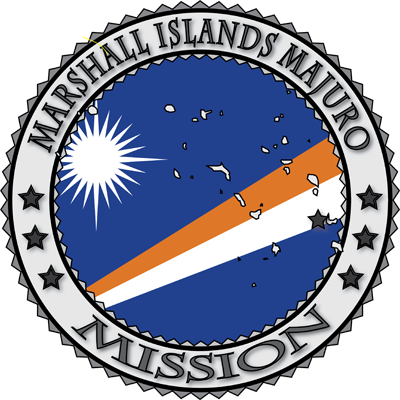 Latter Day Clip Art   Marshall Islands Majuro Lds Mission Flag Cutout