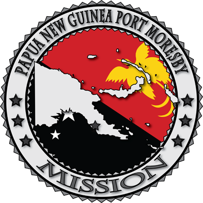 Latter Day Clip Art   Papua New Guinea Port Moresby Lds Mission Flag