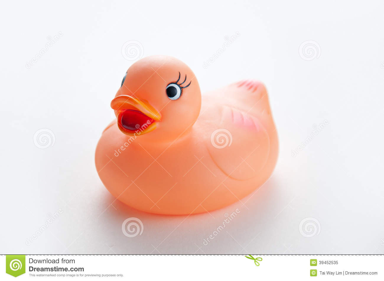 Orange Rubber Duck 2 Stock Photo   Image  39452535
