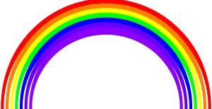 Rainbow Semicircle Clip Art