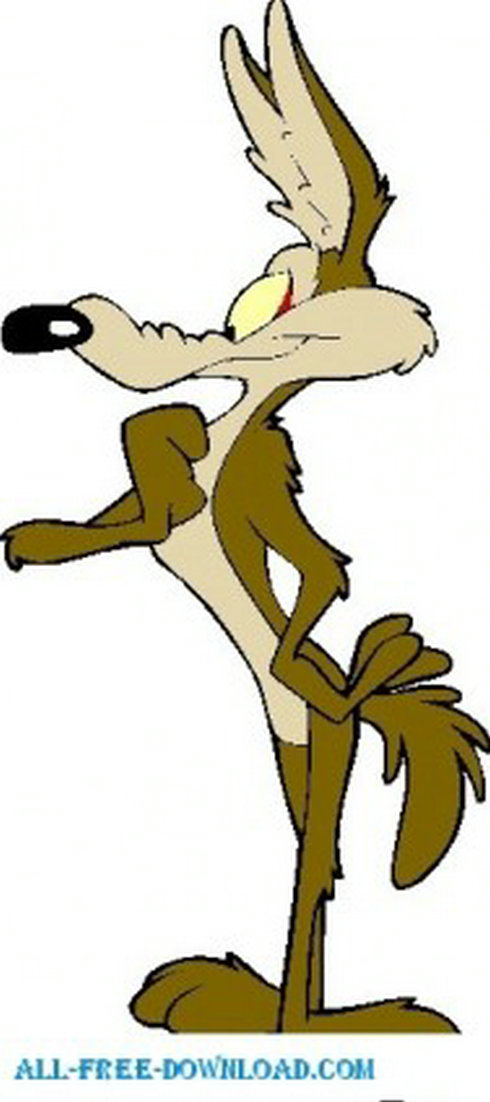 Road Runner And Coyote Cartoons Clipart   Free Clip Art Images
