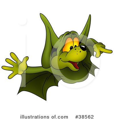 Royalty Free  Rf  Flying Bats Clipart Illustration By Dero   Stock