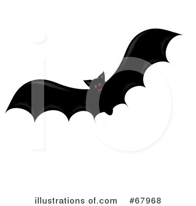 Royalty Free  Rf  Flying Bats Clipart Illustration By Pams Clipart