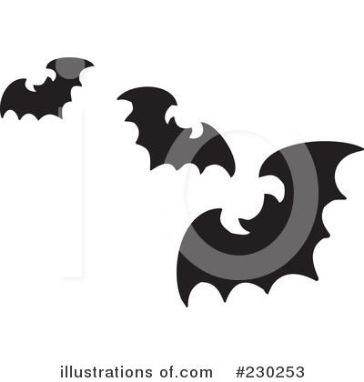 Royalty Free  Rf  Flying Bats Clipart Illustration By Visekart   Stock