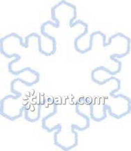 Snowflake Outline Clip Art Pictures