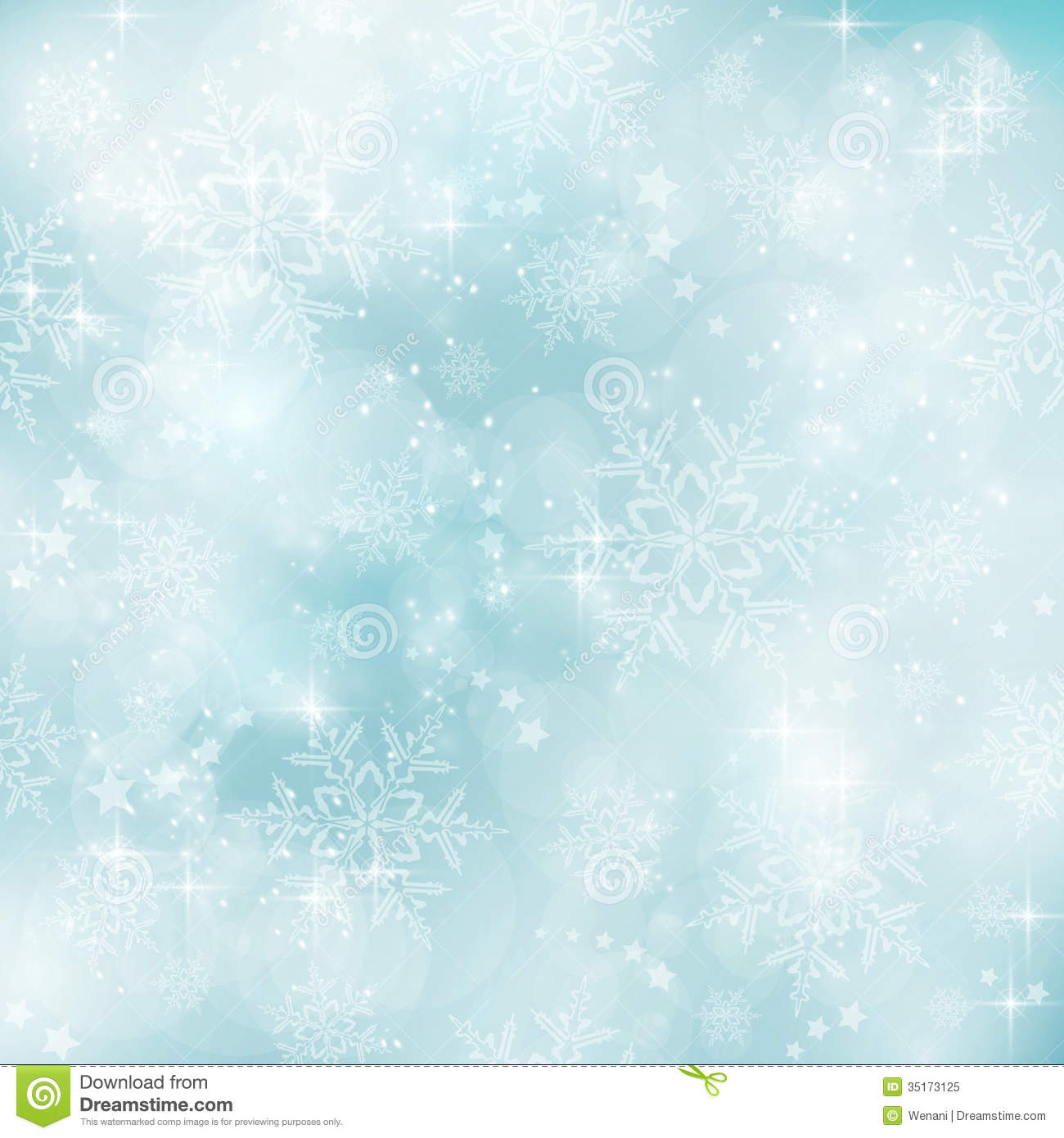 Soft And Blurry Pastel Blue Winter Christmas Patt Royalty Free Stock    
