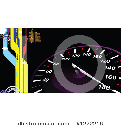 Speedometer Clipart  1222216 By Leonid   Royalty Free  Rf  Stock    