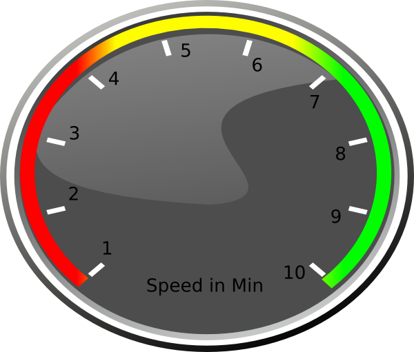 Speedometer Speed Of Check In Clip Art At Clker Com   Vector Clip Art