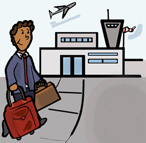 Airport Car Service Clipart