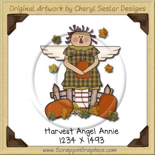 Annie Angel Single Graphics Clip Art Download   Scrappin Graphics