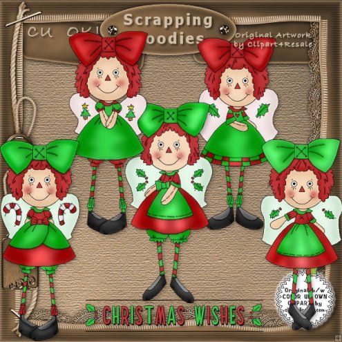 Annie Christmas Angels 02 Cu   Cliparts And Printables   Pinterest