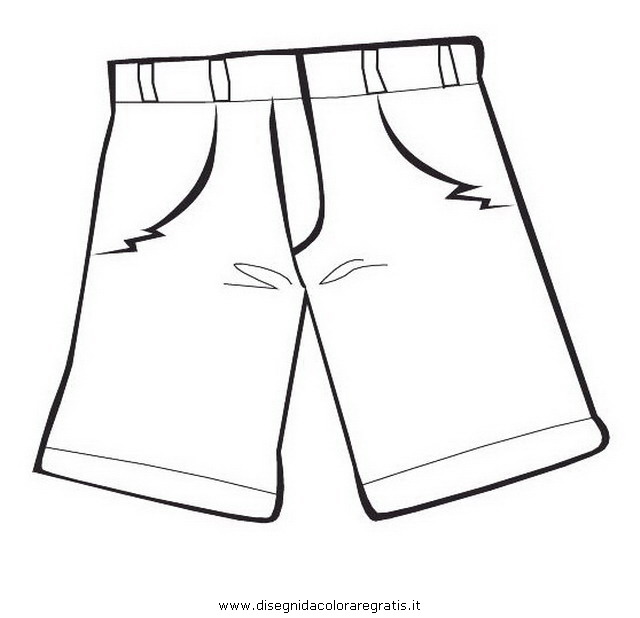 Boxer Shorts Colouring Pages