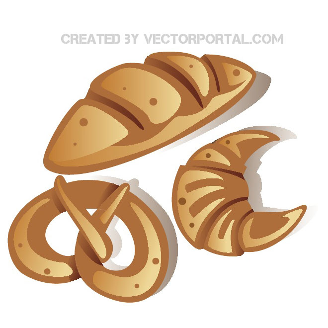 Bread And Rolls Vector Clip Art   Download At Vectorportal