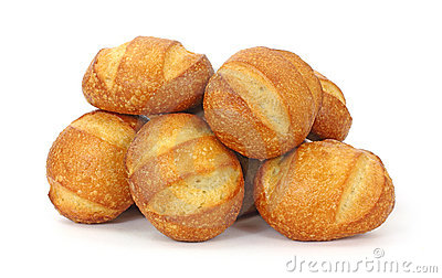 Freshly Baked Hard Bread Rolls Stock Images   Image  16848024