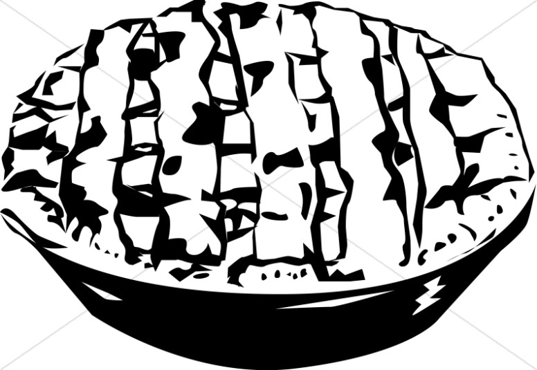 Pie With Cross Hatch Crust   Church Food Clipart