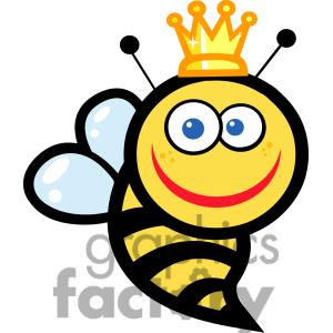 Smiling Queen Bee