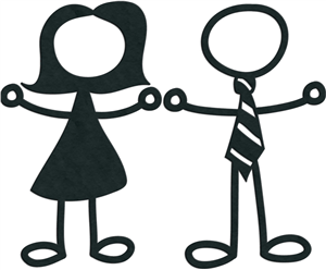 Stick Man And Woman   Clipart Best