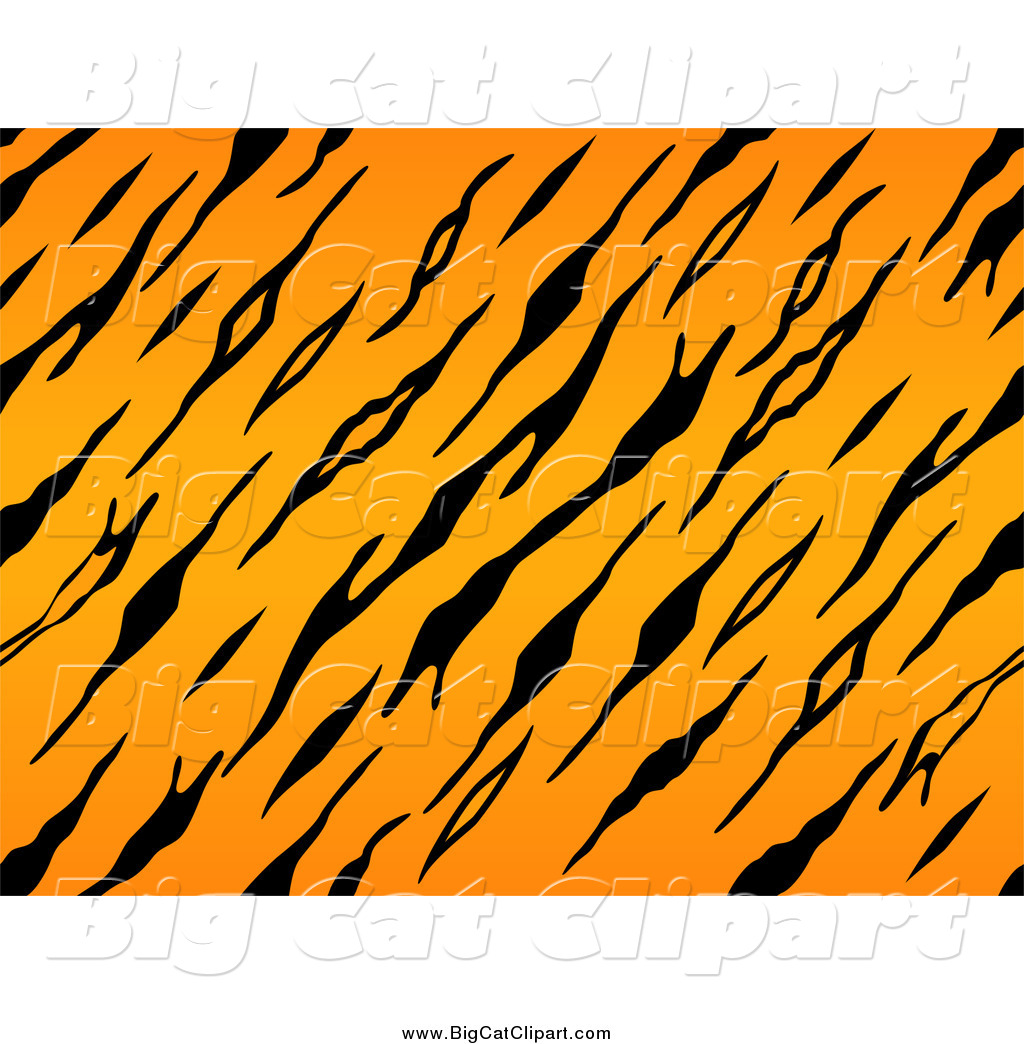 Tiger Print Vector Pattern Clipart