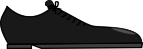 Black Shoe Clip Art At Clker Com   Vector Clip Art Online Royalty