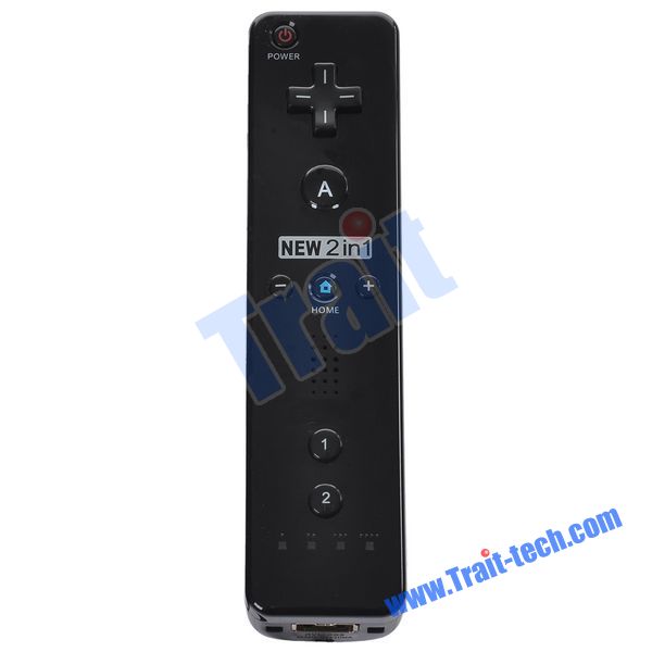 Black Wii Remote Motion Plus Black Wii Remote Plus