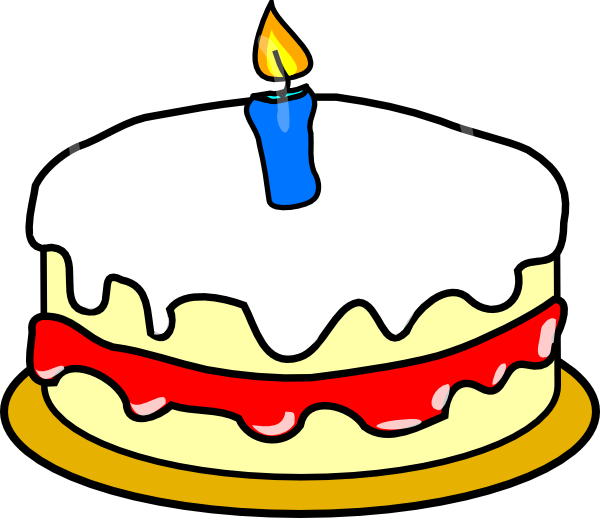 First Birthday Cake Clip Art At Clker Com   Vector Clip Art Online