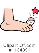 Foot Clipart  1134391   Illustration By Johnny Sajem