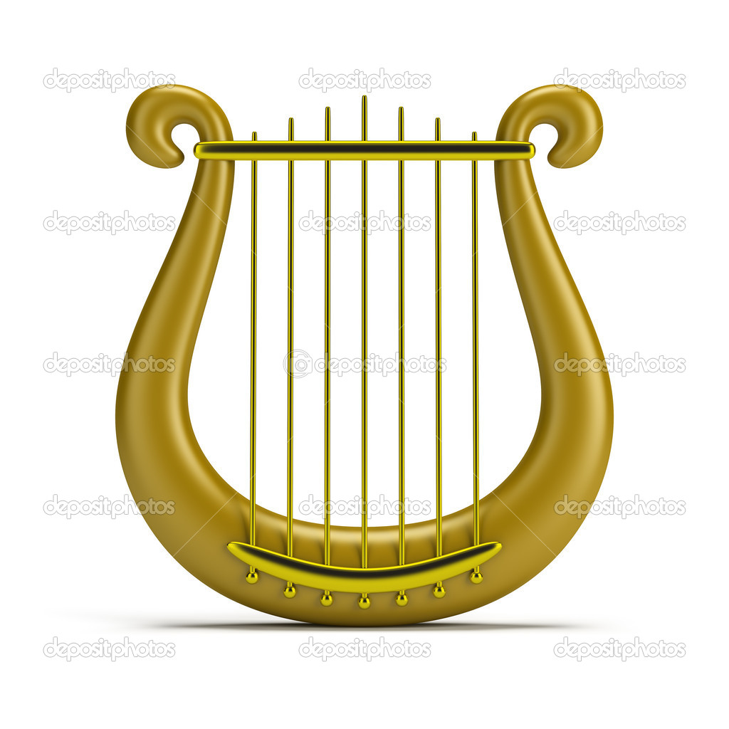 Golden Harp   Stock Photo   Anatolym  12562626