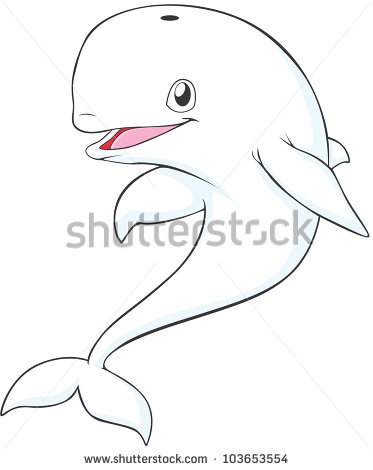 Happy Beluga Whale Cartoon Stock Vector 103653554   Shutterstock