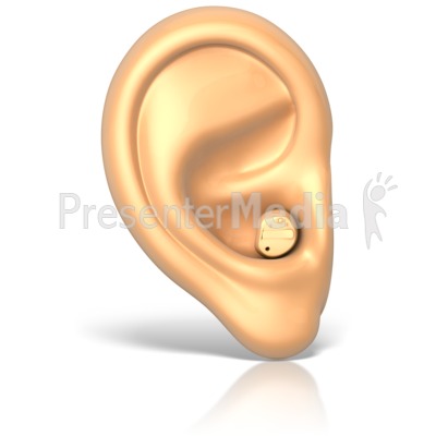 Hearing Aid In Ear   Presentation Clipart   Great Clipart For