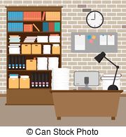 Home Office Illustrations And Clipart