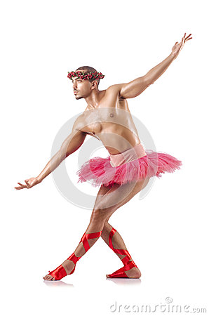 Man In Ballet Tutu Royalty Free Stock Photo   Image  29057775