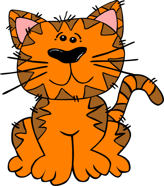 Orange Tabby Cat Clip Art At Clker Com   Vector Clip Art Online