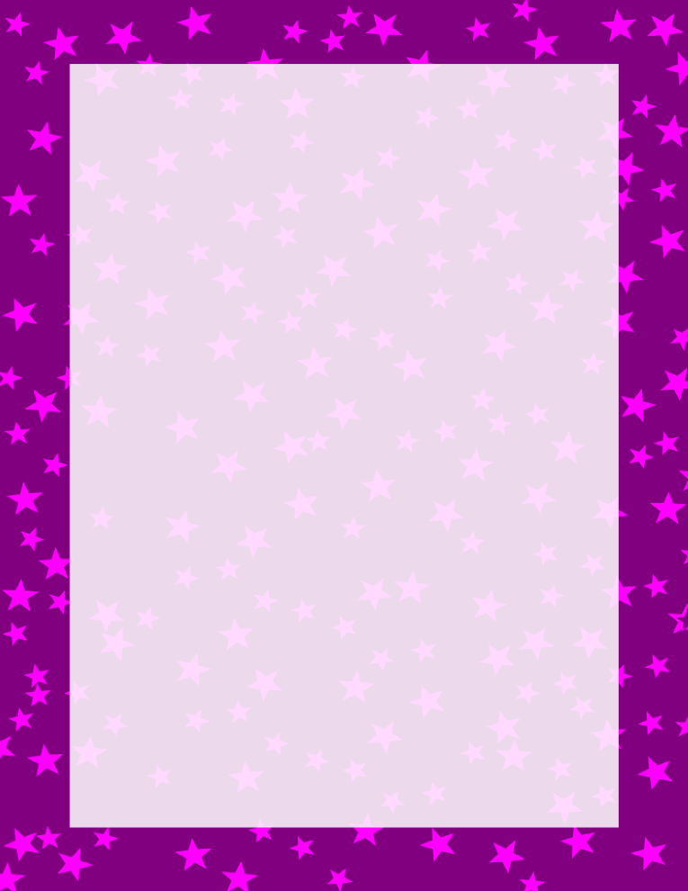 Purple And Pink Stars Border   Free Borders And Clip Art Com
