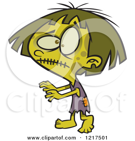 Royalty Free  Rf  Zombie Girl Clipart   Illustrations  1
