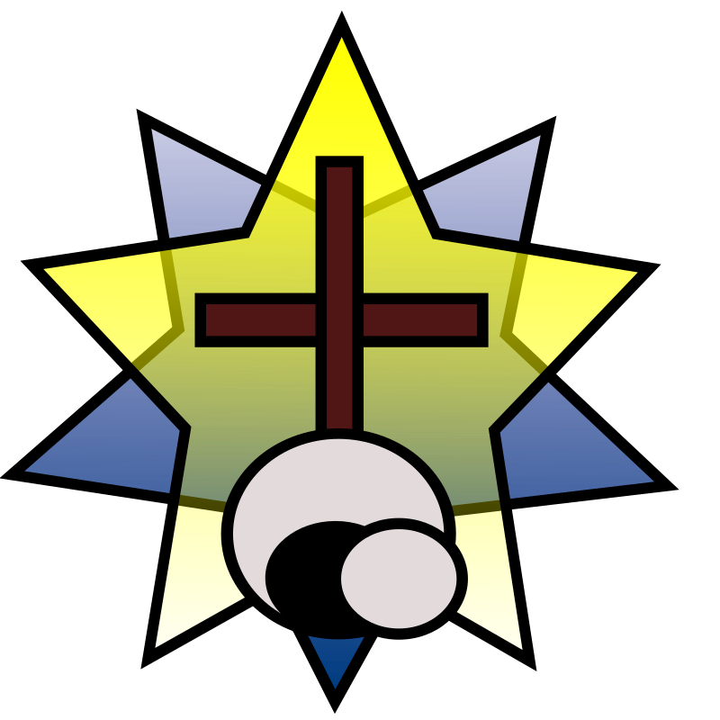 Star Cross Empty Tomb By Wordtoall Org   Symbol With A Star Cross    
