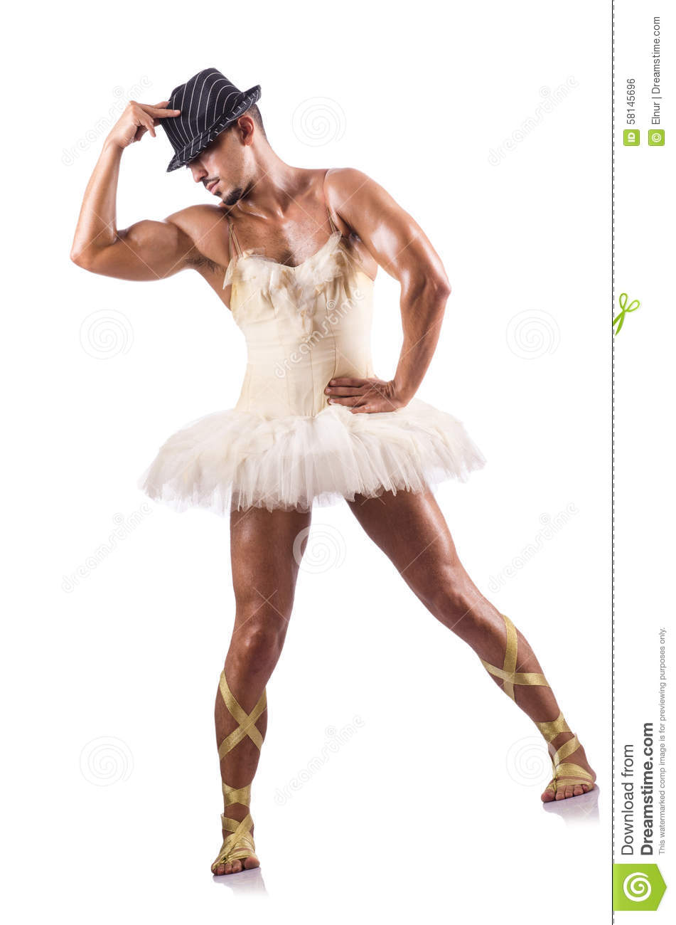 The Man In Tutu Performing Ballet Dance 