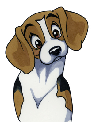 Title Beagle Clipart Image