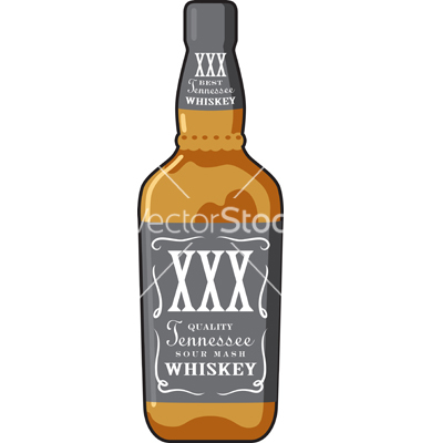 Whiskey Bottle Vector By Fiftyfootelvis   Image  439744   Vectorstock