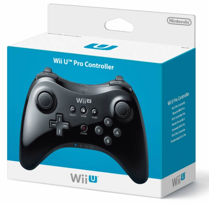 White Wii U Pro Controller Wiiu Pro Controller  Wiiu 