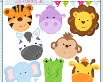 Clipart   Commercial Use Ok   Jungle Animal Clipart Jungle Animal