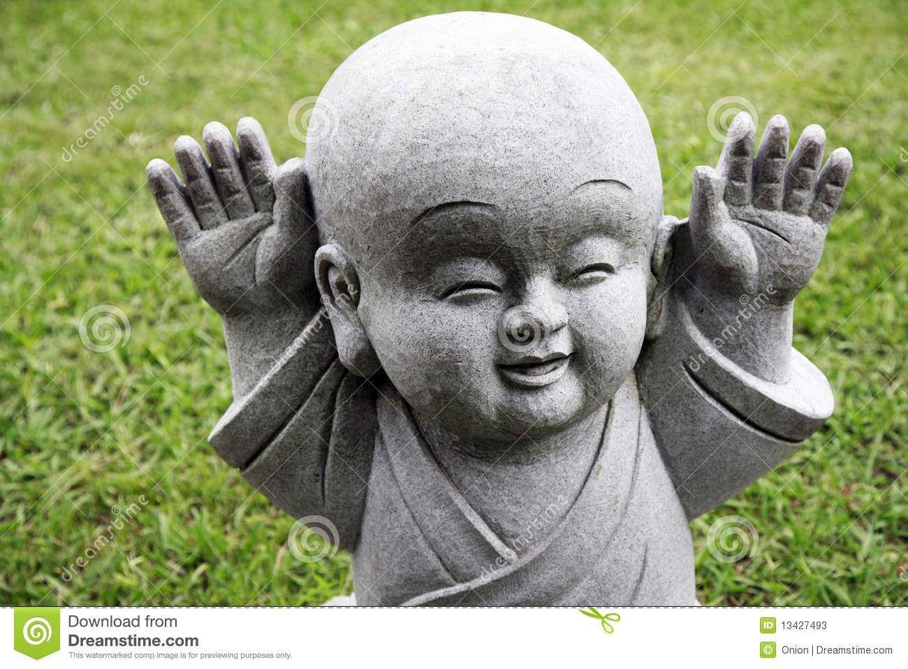 Cute Asian Buddhist Monk Stock Photos   Image  13427493