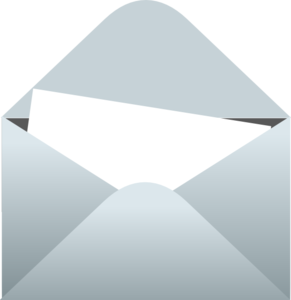 Envelope With Letter Clip Art At Clker Com   Vector Clip Art Online    