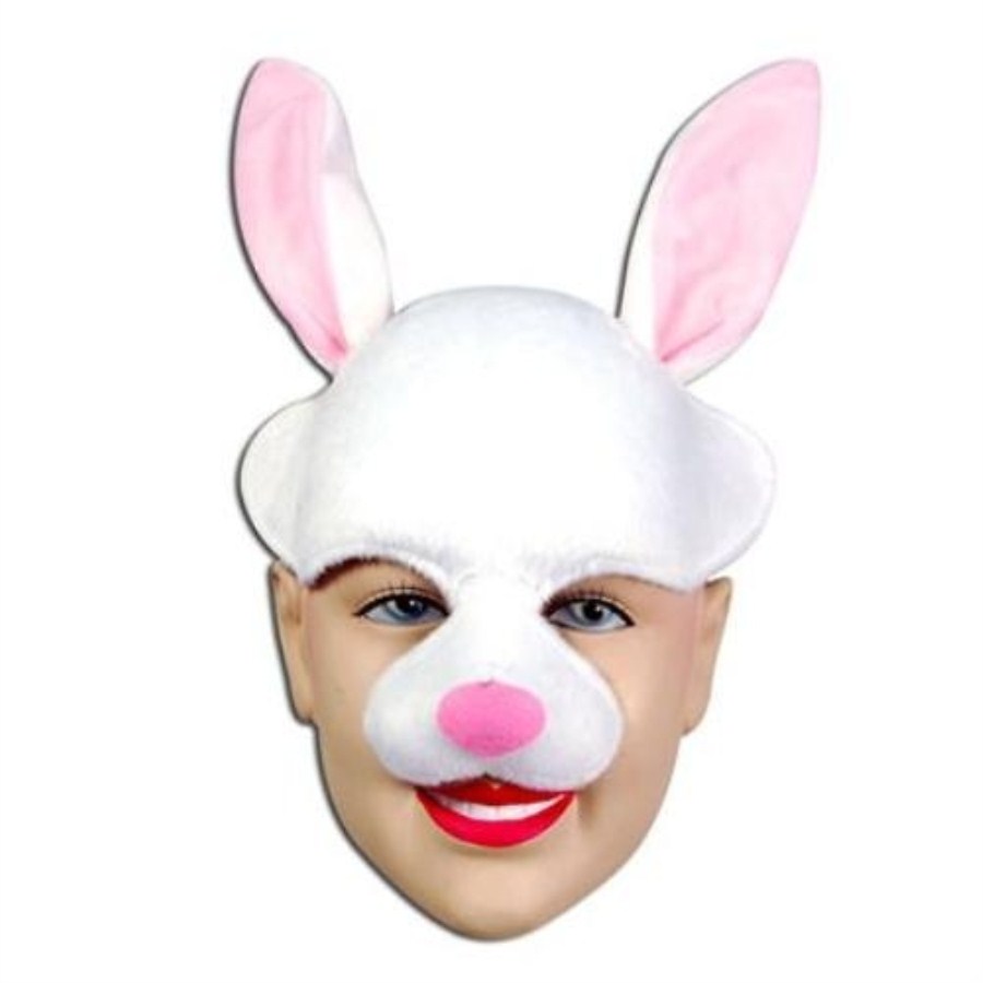 Fancy Dress Bunny Mask Instant Animal Rabbit   Masks   Crusader Party