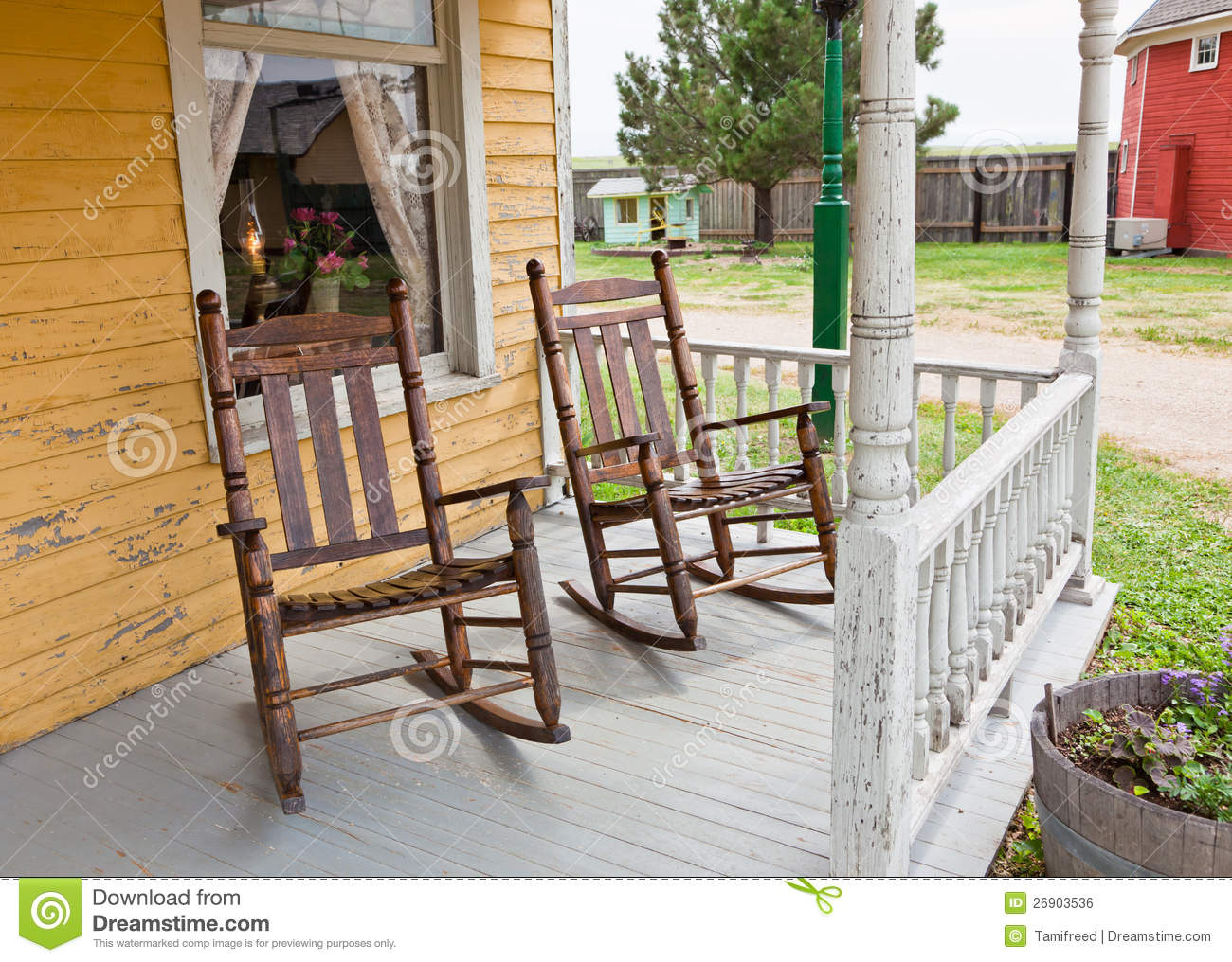 Front Porch Rocking Chairs Royalty Free Stock Image   Image  26903536