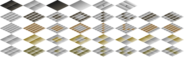 Isometric Tile Art Clip Art Vector