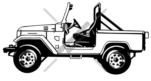 Jeep Clipart And Vectorart  Vehicles   Off Road Atv Vectorart And